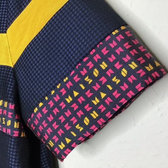 Scotch & Soda Top Mixed Fabric Collared Sz XS - Picture 5 of 11